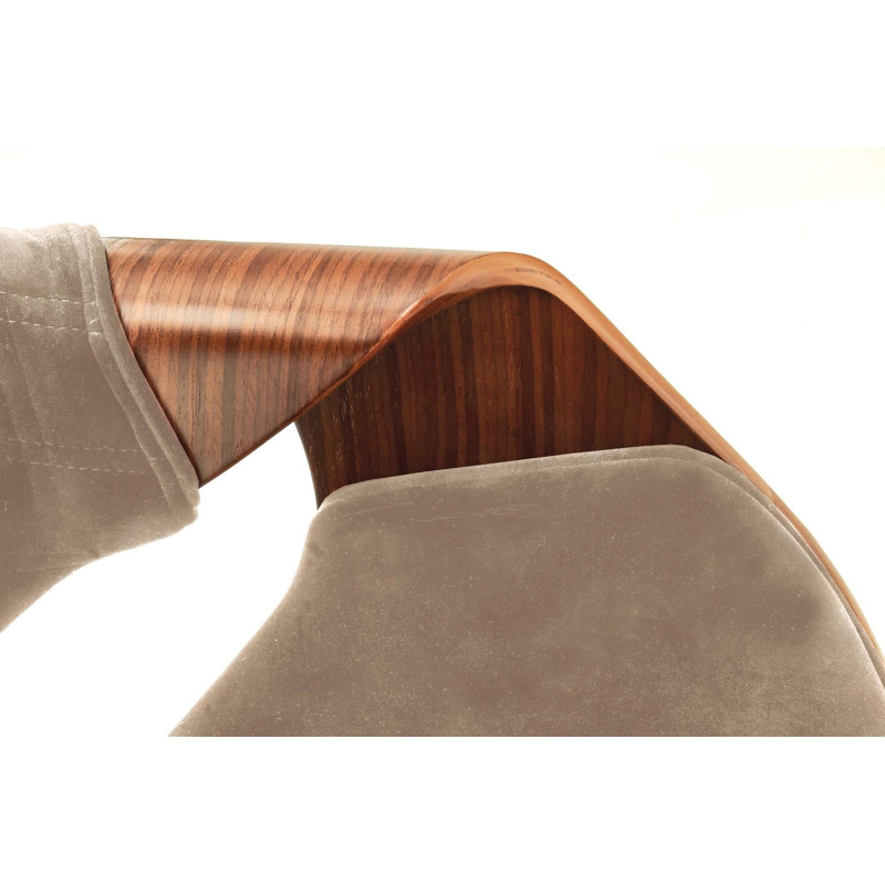 Krzesło z giętego drewna Azalea Orzech/Beż