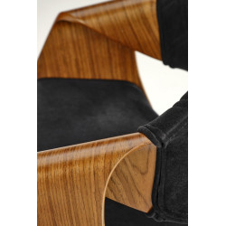 Krzesło z giętego drewna Azalea Czarne