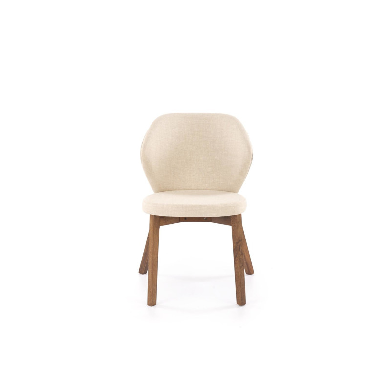 Krzesło MADRID orzechowy / tap: brązowy – beżowy