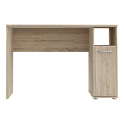 Biurko Dąb Sonoma z półkami i wnęką – Kup teraz na Domowanie.pl