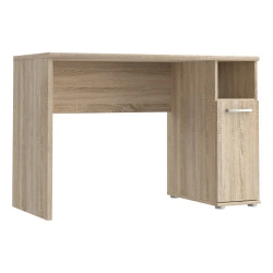 Biurko Dąb Sonoma z półkami i wnęką – Kup teraz na Domowanie.pl