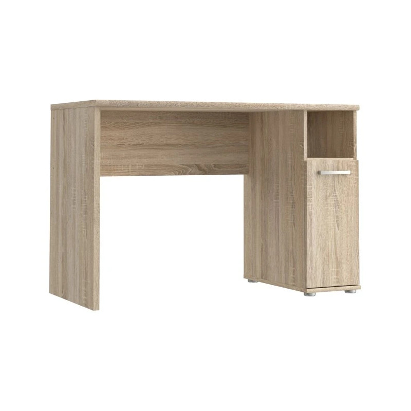 Biurko Dąb Sonoma z półkami i wnęką – Kup teraz na Domowanie.pl