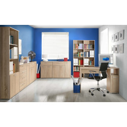 Komoda Dąb Sonoma 4 szuflady – Nowoczesna i praktyczna | Domowanie.pl