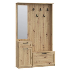 Zestaw mebli NIKO Dąb Artisan z loftowym akcentem – Domowanie.pl