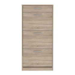 Szafa na buty Dąb Sonoma z szufladą i 3 drzwiczkami – Domowanie.pl