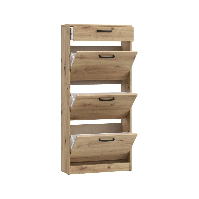 Nowoczesna szafka na buty Dąb Artisan – szybka wysyłka | Domowanie