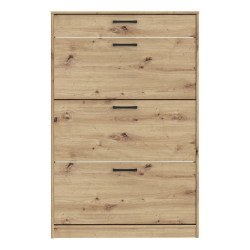 Szafka na buty szeroka NIKO Dąb Artisan – 3 fronty i szuflada | Domowanie