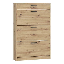 Szafka na buty szeroka NIKO Dąb Artisan – 3 fronty i szuflada | Domowanie