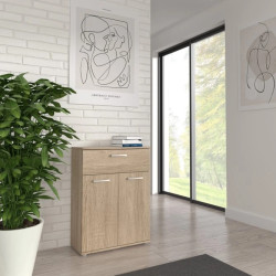 Nowoczesna komoda do salonu i sypialni – Dąb Sonoma | Domowanie