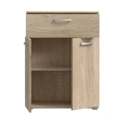 Nowoczesna komoda do salonu i sypialni – Dąb Sonoma | Domowanie