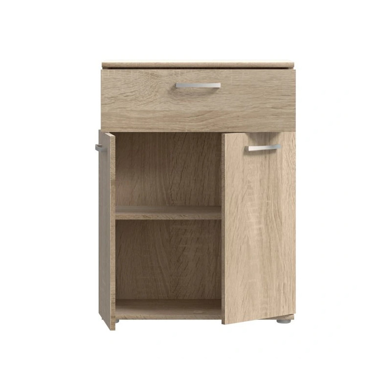 Nowoczesna komoda do salonu i sypialni – Dąb Sonoma | Domowanie