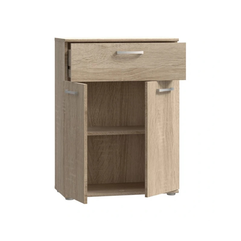 Nowoczesna komoda do salonu i sypialni – Dąb Sonoma | Domowanie