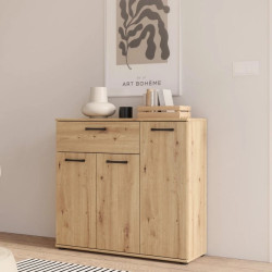 Nowoczesna komoda NIKO z szufladą i półkami – Kup online