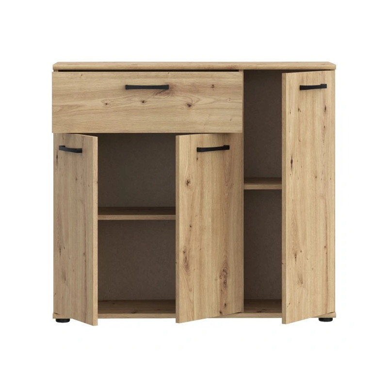 Nowoczesna komoda NIKO z szufladą i półkami – Kup online