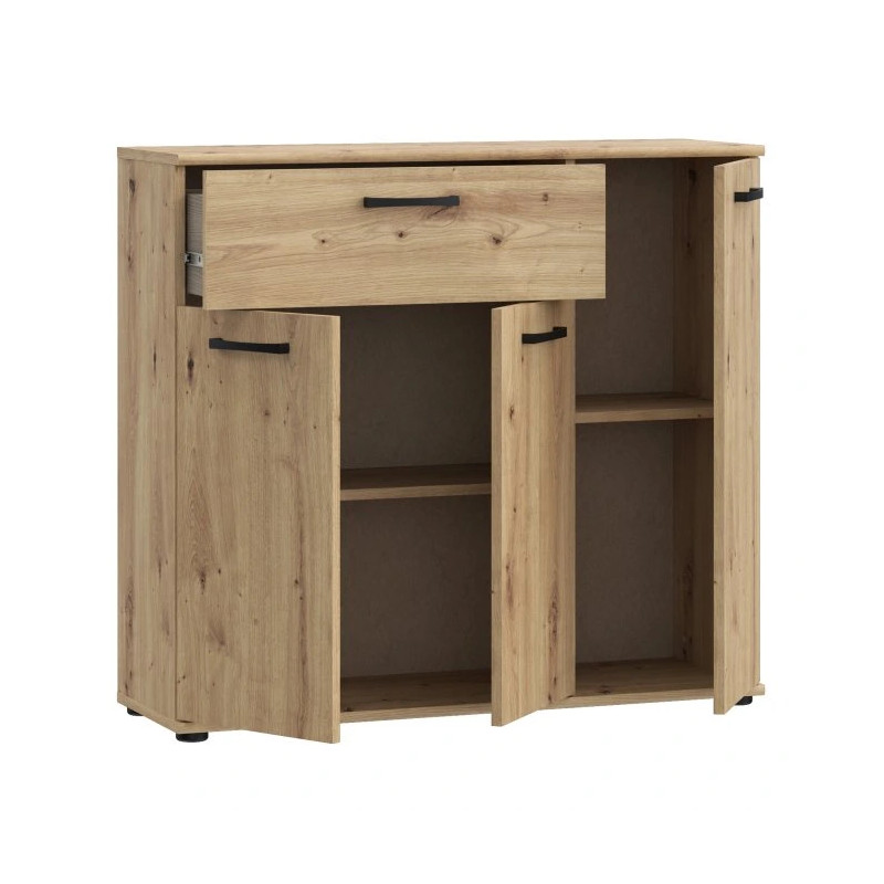 Nowoczesna komoda NIKO z szufladą i półkami – Kup online