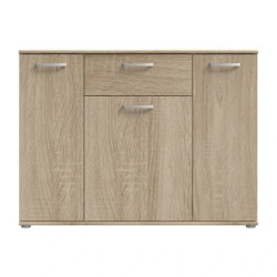 Komoda 3D1S Dąb Sonoma – funkcjonalna i stylowa | Kup w Domowanie.pl