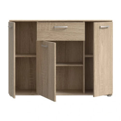 Komoda 3D1S Dąb Sonoma – funkcjonalna i stylowa | Kup w Domowanie.pl