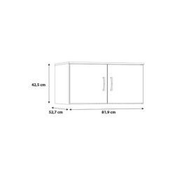 Nadstawka do szafy Dąb Sonoma – funkcjonalne rozwiązanie | Domowanie.pl