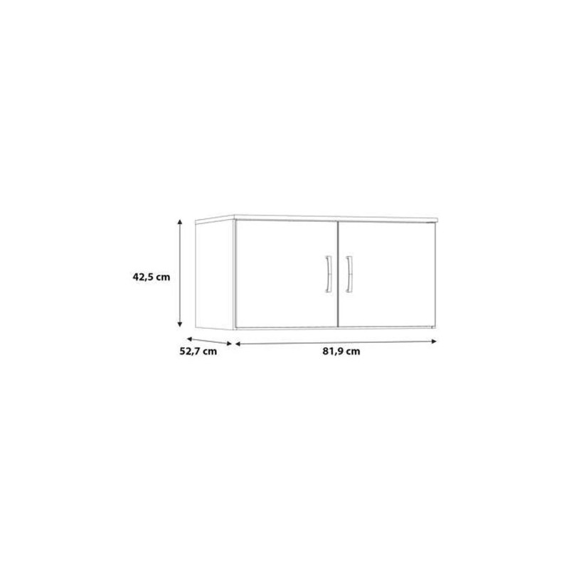 Nadstawka do szafy Dąb Sonoma – funkcjonalne rozwiązanie | Domowanie.pl