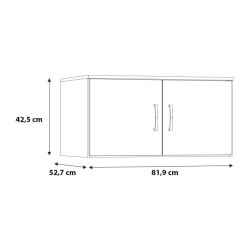 Nadstawka NIKO 2D Dąb Artisan – funkcjonalne przechowywanie | Domowanie