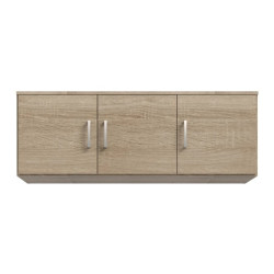 Trzydrzwiowa nadstawka do szafy – Dąb Sonoma, styl i funkcjonalność | Domowanie.pl