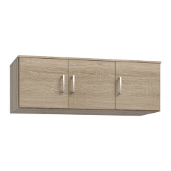 Trzydrzwiowa nadstawka do szafy – Dąb Sonoma, styl i funkcjonalność | Domowanie.pl