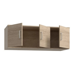 Trzydrzwiowa nadstawka do szafy – Dąb Sonoma, styl i funkcjonalność | Domowanie.pl