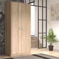 Szafa ubraniowa NIKO Dąb Sonoma – nowoczesny styl | Domowanie.pl