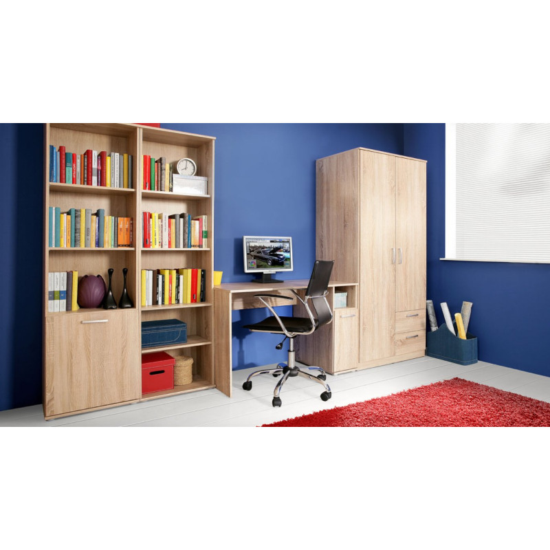 Szafa ubraniowa NIKO Dąb Sonoma – nowoczesny styl | Domowanie.pl