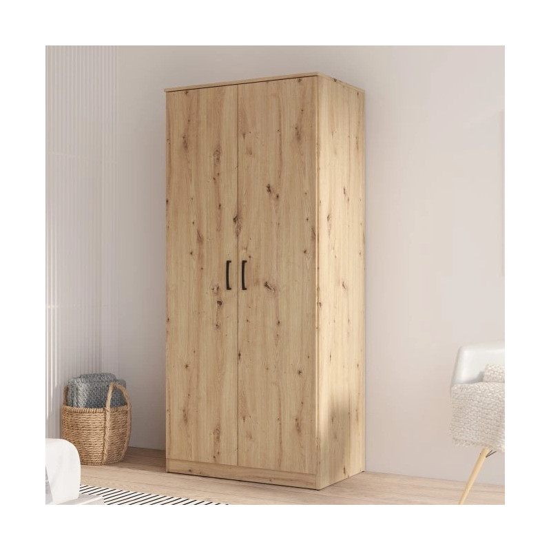 Szafa ubraniowa NIKO Dąb Artisan – nowoczesny styl | Domowanie