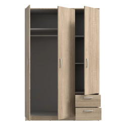 Pojemna szafa z półkami i szufladami | Dąb Sonoma | Domowanie