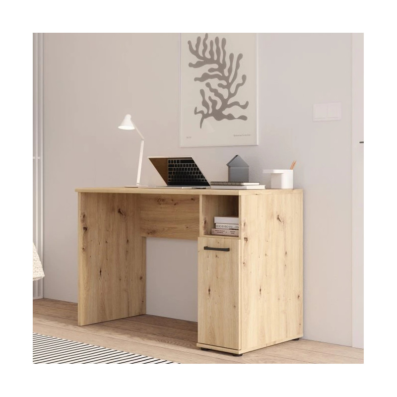 Biurko z półkami i wnęką – idealne do biura lub pokoju