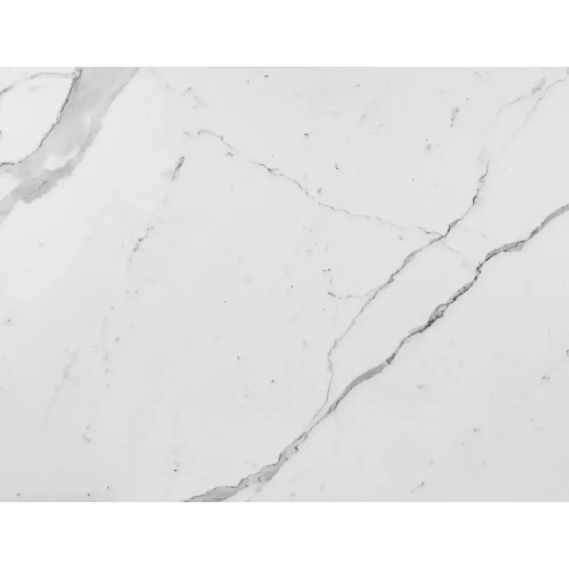 Rozkładany ceramiczny stół Dolce Ceramic biały mat/dąb 180(240)x95