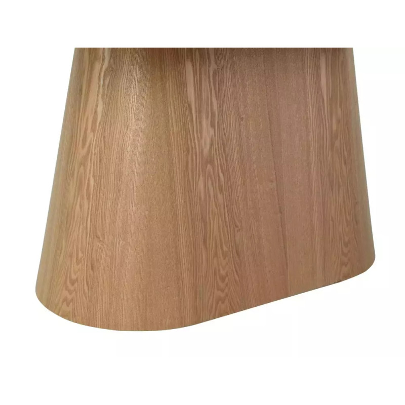 Rozkładany ceramiczny stół Monaco travertine beż mat/dąb 160(200)x90