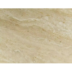 Rozkładany ceramiczny stół Monaco travertine beż mat/dąb 160(200)x90