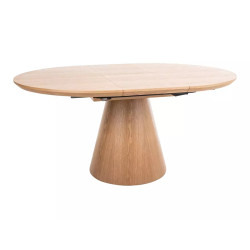 Rozkładany okrągły stół Angel II dąb 120(160)x75