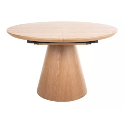 Rozkładany okrągły stół Angel II dąb 120(160)x75