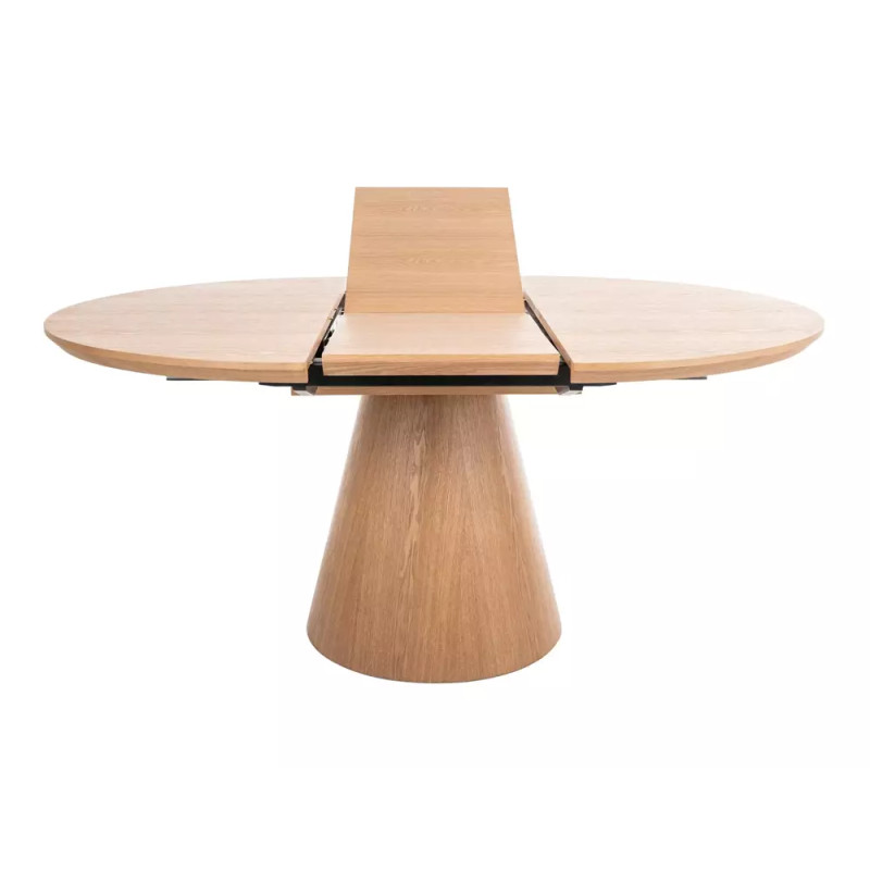 Rozkładany okrągły stół Angel II dąb 120(160)x75