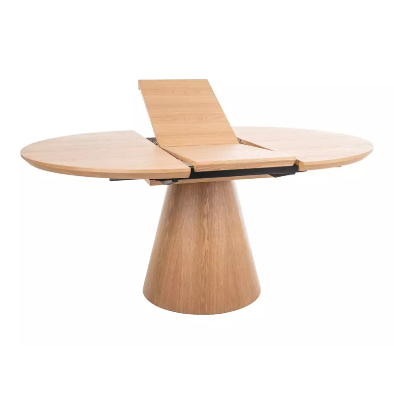 Rozkładany okrągły stół Angel II dąb 120(160)x75