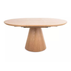 Rozkładany okrągły stół Angel II dąb 120(160)x75