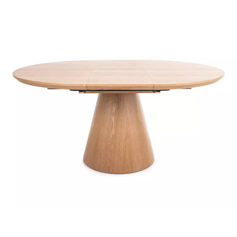 Rozkładany okrągły stół Angel II dąb 120(160)x75