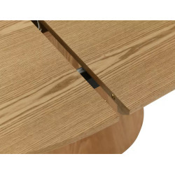Rozkładany okrągły stół Angel II dąb 120(160)x75
