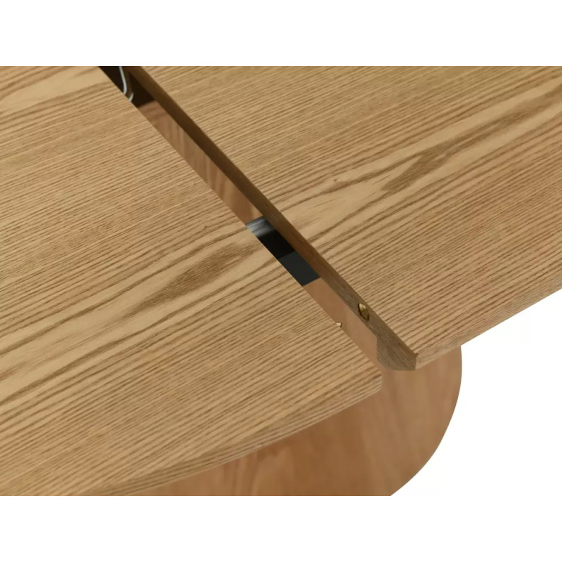 Rozkładany okrągły stół Angel II dąb 120(160)x75