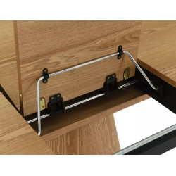 Rozkładany okrągły stół Angel II dąb 120(160)x75