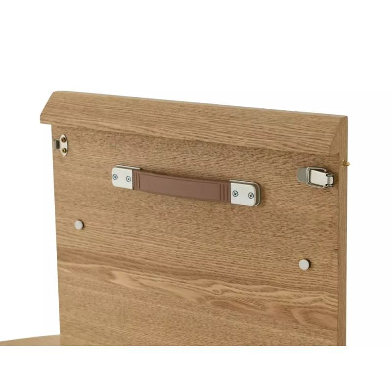 Rozkładany okrągły stół Angel II dąb 120(160)x75