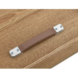 Rozkładany okrągły stół Angel II dąb 120(160)x75