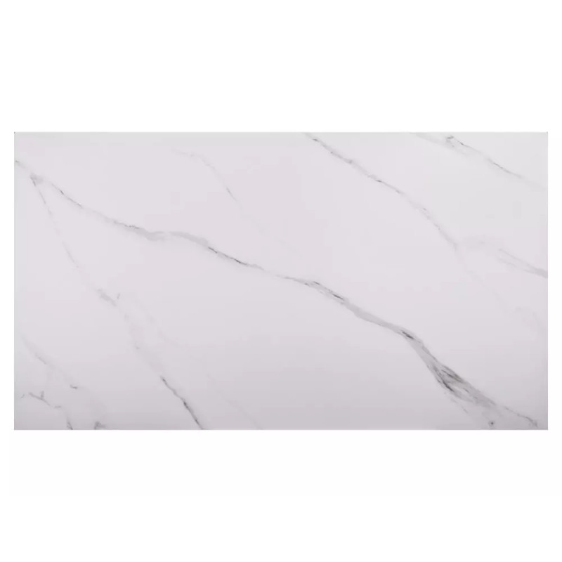 Rozkładany ceramiczny stół Imperia 180 biały mat/czarny mat 180(240)x90