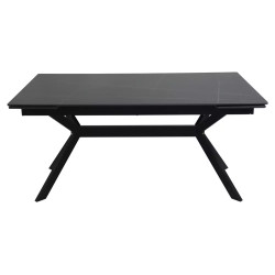 Rozkładany ceramiczny stół Imperia 160 czarny mat 160(220)x90