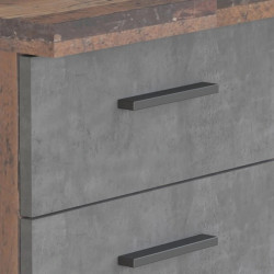 Biurko MT926-C943 Beton/Old-Wood Vintage 145x60 cm — Domowanie.pl