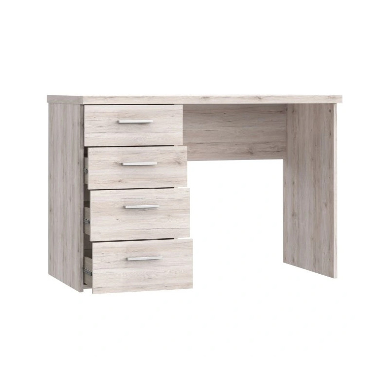 Biurko Dąb Piaskowy 110x60 cm z 4 szufladami — Domowanie.pl